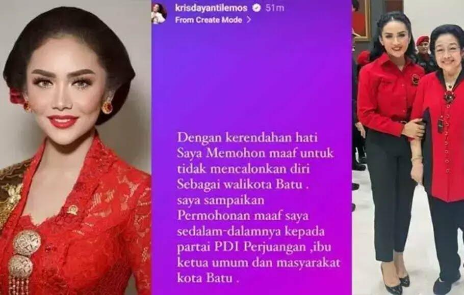 Heboh! Krisdayanti Mundur dari Pilkada Kota Batu dan Minta Maaf ke Megawati, Ada Apa?