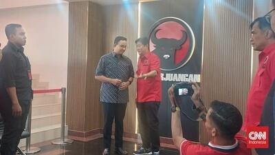 PDIP Dikabarkan Usung Anies-Rano Karno di Pilgub Jakarta