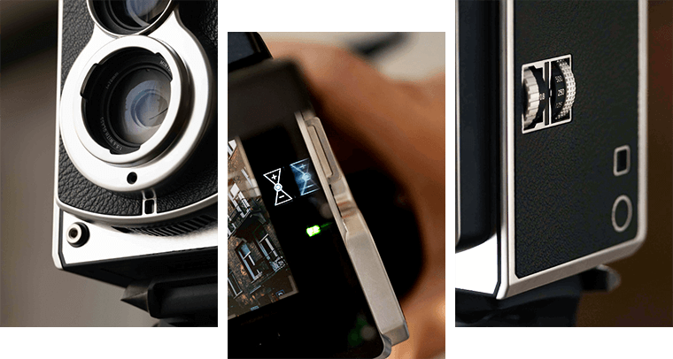 Kamera instan TLR pertama - InstantFlex TL70