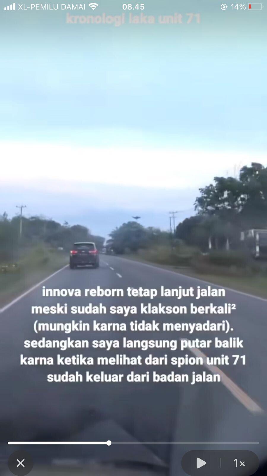 Berlagak Bijak, Driver komentari kasus laka, padahal dia penyebab laka terjadi