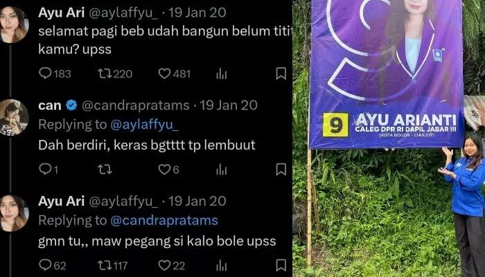 Sosok Ayu Arianti, Caleg Gagal yang Viral Karena Tweet Tak Senonohnya di Platform X!