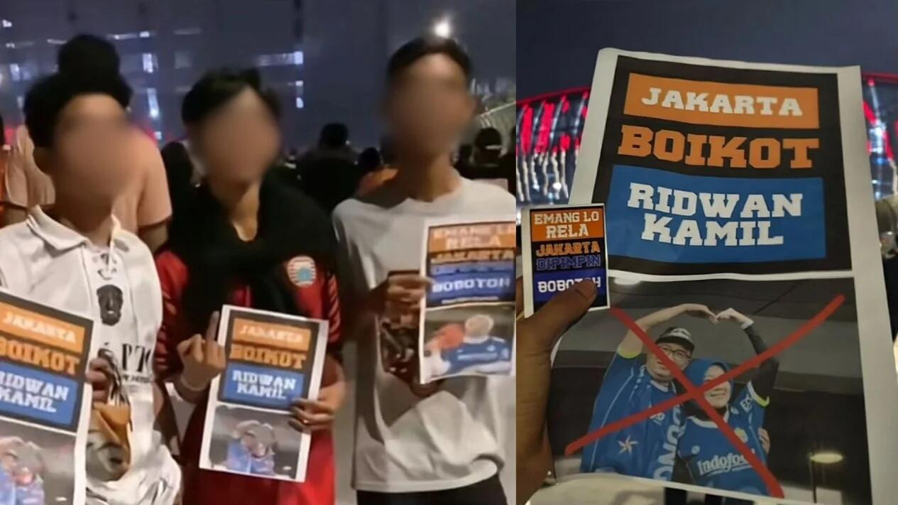 The Jakmania Tolak Ridwan Kamil: &quot;Emang Lo Rela Jakarta Dipimpin Bobotoh?'