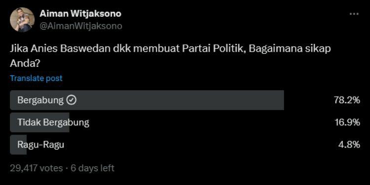 Ditinggal Sana-sini, Anies Diisukan Akan Mendirikan Partai Sendiri! Akankah Sukses?