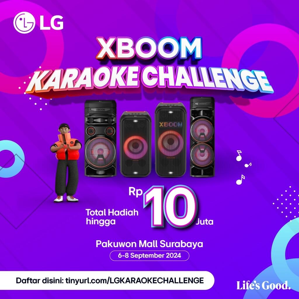 LG Exhibition Surabaya : Karaoke Challenge & Cooking Demo
