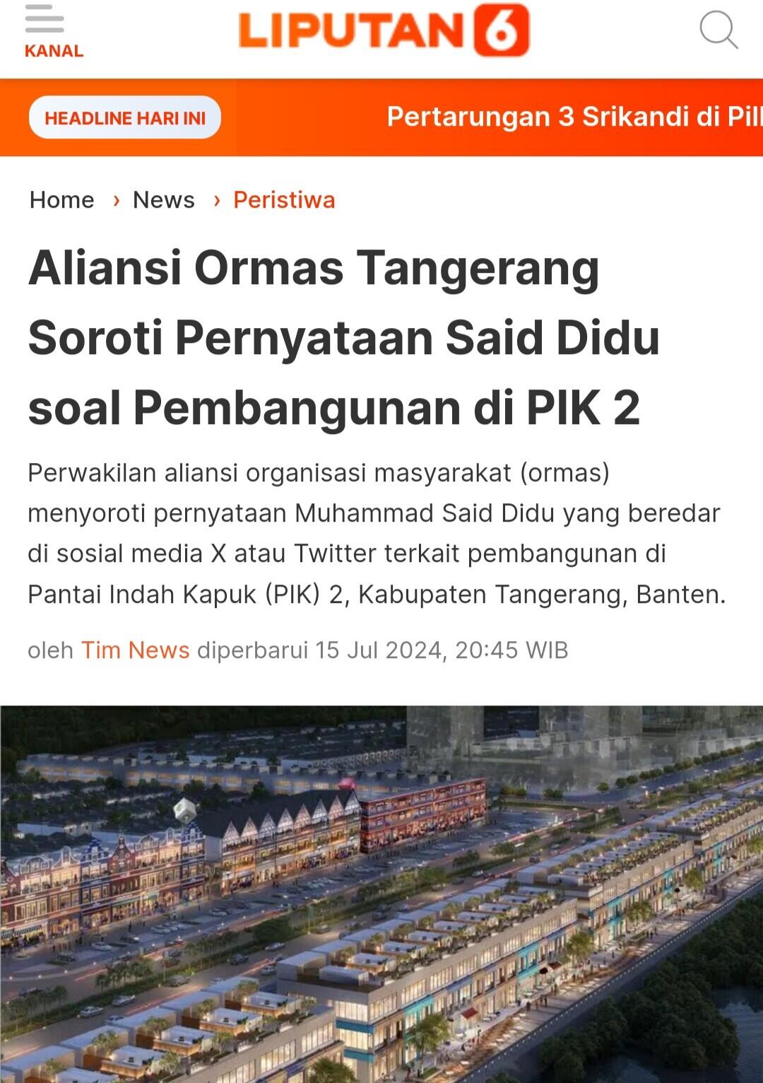 Sebut Kriminalisasi, LBH Muhammadiyah Bela Said Didu yang Dipolisikan usai Kritik PIK