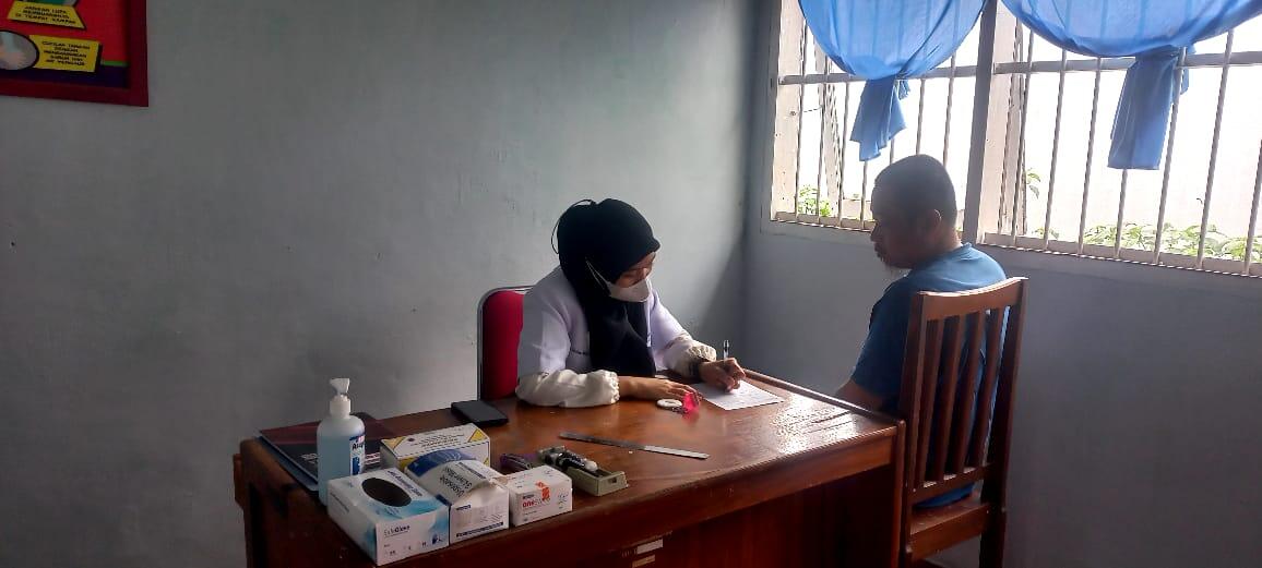 Lapas Tolitoli Gelar Pemeriksaan Kesehatan Bagi Warga Binaannya