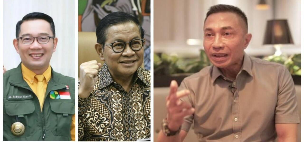 Tiga Hasil Survei Terkini Elektabilitas Bakal Cagub Jakarta: Pramono, Ridwan Kamil