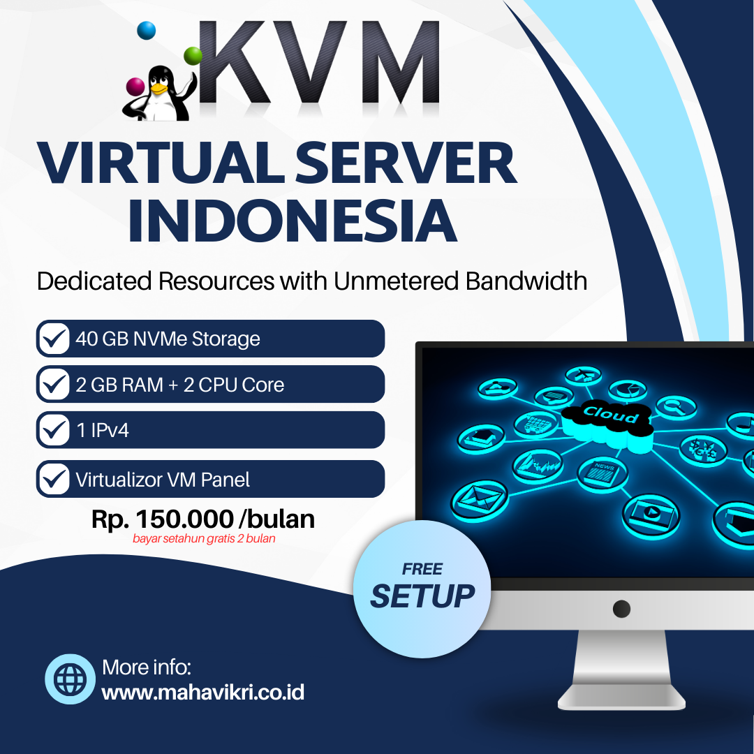 Cloud VPS KVM Indonesia Murah