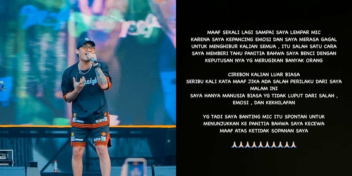 Kecewa! Gilga Sahid Ngamuk Banting Mic di Panggung Saat Konser di Cirebon!