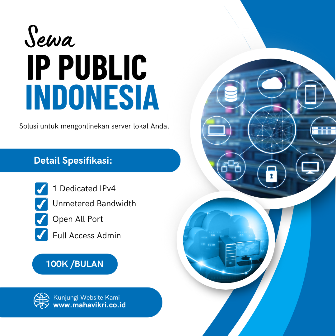 Sewa IP Publik Indonesia IPv4 Murah