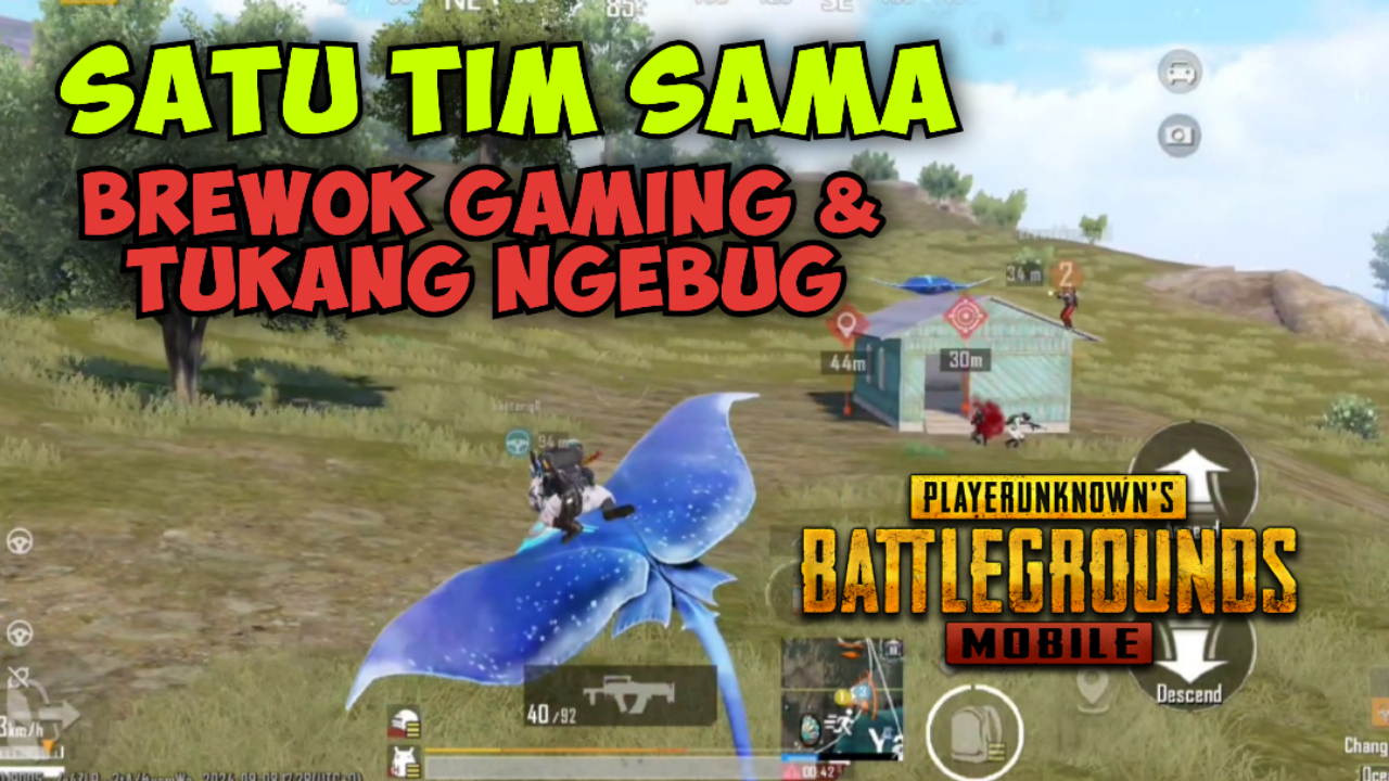 &#91;Video&#93; Satu Tim Sama Brewok Gaming &amp; Tukang Ngebug - PUBG MOBILE
