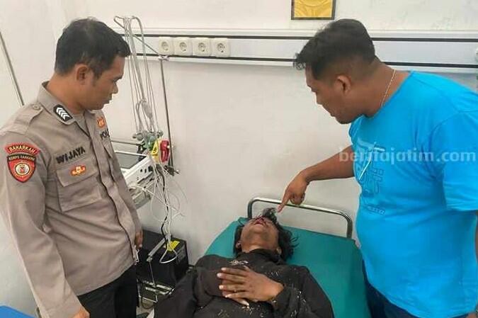 Pelaku Jambret di Jombang Digebuki Massa Sampai Patah Tulang