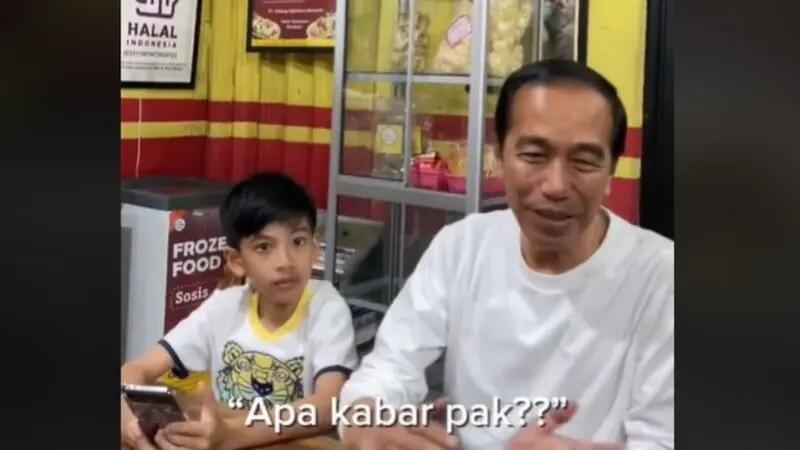 Jokowi dan Jan Ethes Makan Soto di Warung Makan, Warganet Bandingkan dengan Erina

