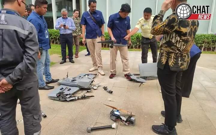 Salah Alamat | Drone Buatan Pindad Jatuh di Pelataran Gedung Menara Danareksa