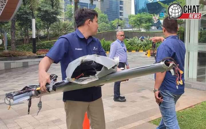 Salah Alamat | Drone Buatan Pindad Jatuh di Pelataran Gedung Menara Danareksa