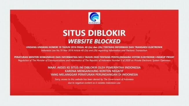 Kurang Update! Menkominfo Gercep Blokir Situs Tiruan Gerinda, Netizen Nyinyir Begini