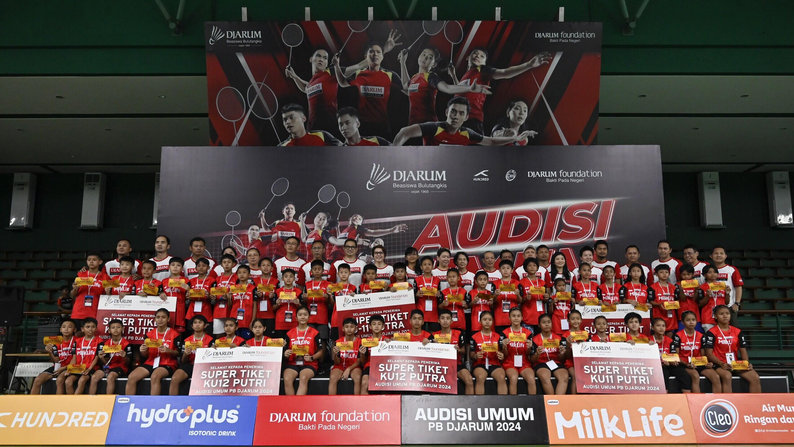 46 Peserta Raih Super Tiket Audisi Umum PB Djarum 2024
