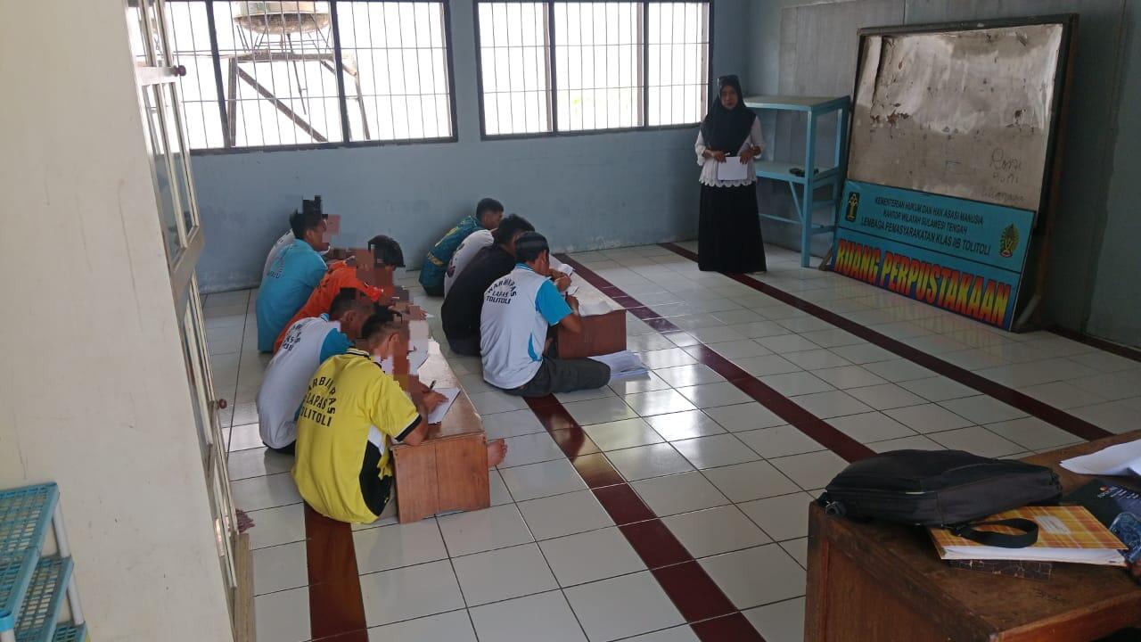 WBP Lapas Tolitoli Terima Materi Pembelajaran dari Tim Pengajar SKB Mopido Tolitoli