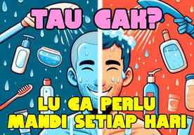 Tau Gak? Kalo Mandi Setiap Hari Itu Sebenernya Gak Perlu