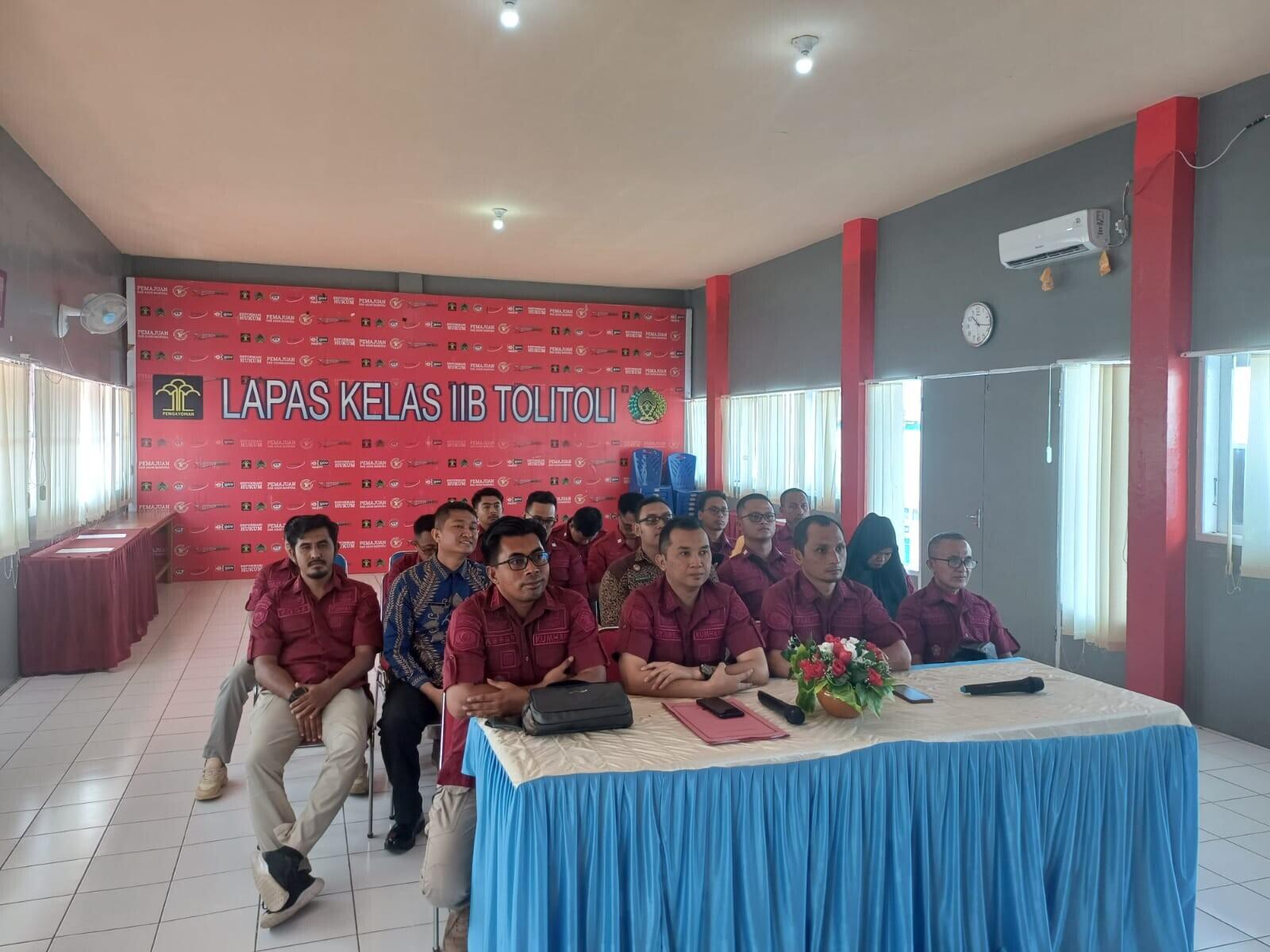Lapas Tolitoli Hadir Daring Peringatan Maulid Nabi Muhammad SAW Kemenkumham RI