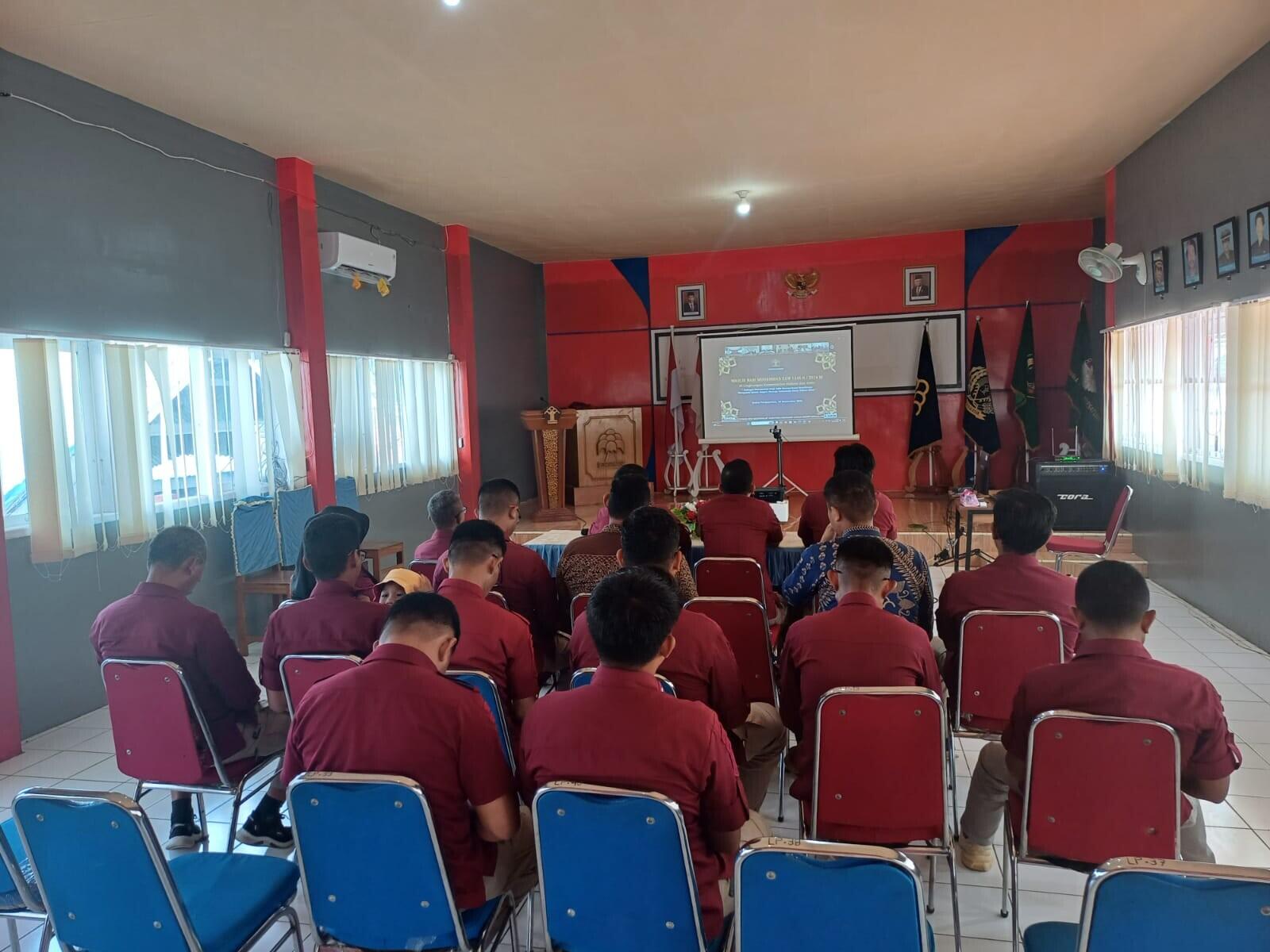 Lapas Tolitoli Hadir Daring Peringatan Maulid Nabi Muhammad SAW Kemenkumham RI