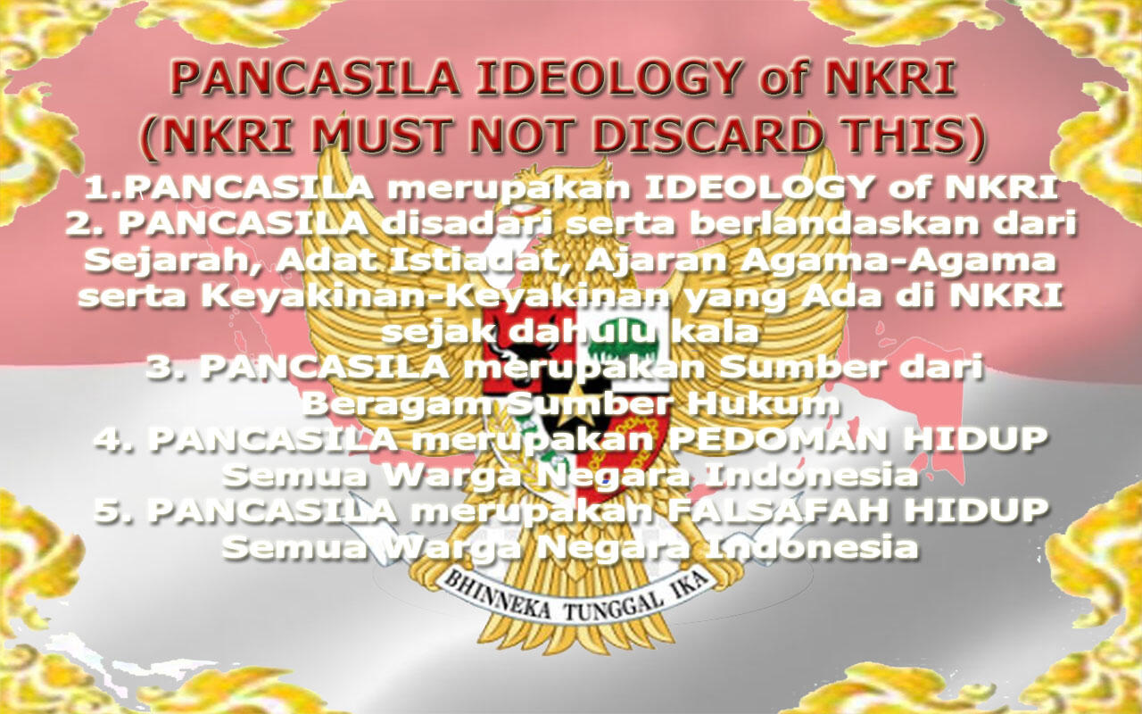 (Nasionalisme 2.0) Pahami Pancasila Secara Integralistik : PANCASILA = RELIGIONS