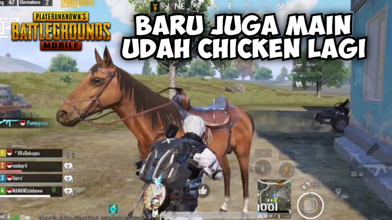 &#91;Video&#93; Baru Juga Main Udah Chicken Lagi - PUBG MOBILE