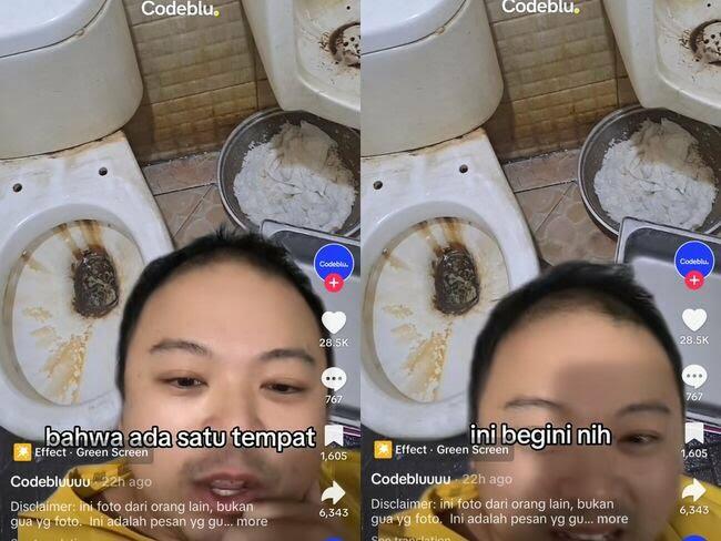 Codeblu Kritik Restoran yang Cuci Alat Masak di Toilet Kotor, Berujung Tutup Permanen