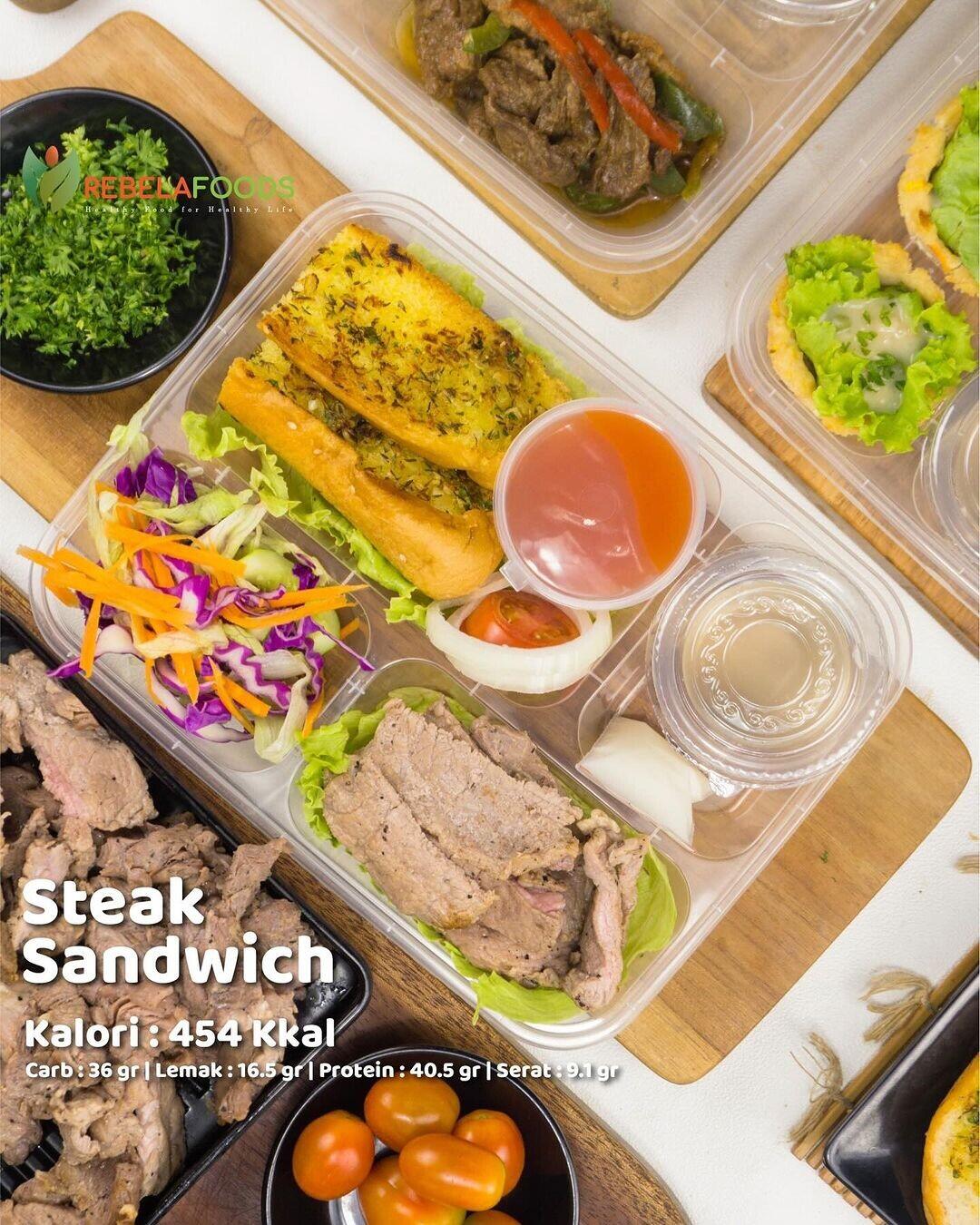 Steak Sandwich Ala Rebela Foods