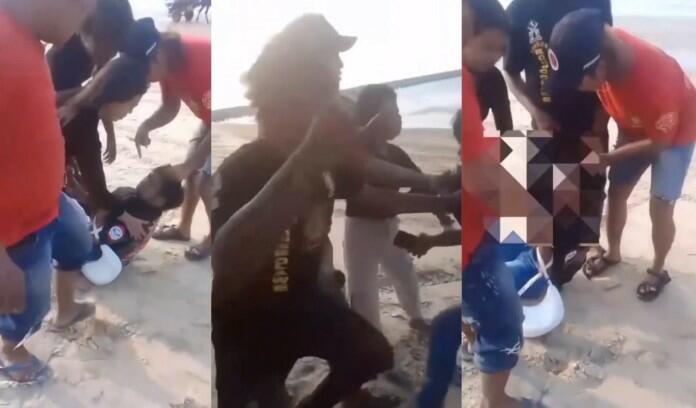 Sedang Foto-foto di Pantai Semilir, Pemuda Ini Tiba-tiba Dikeroyok Ormas!
