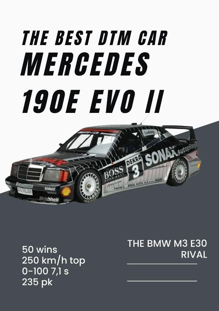 Era Keemasan DTM: Mercedes 190 Evo vs BMW M3 E30