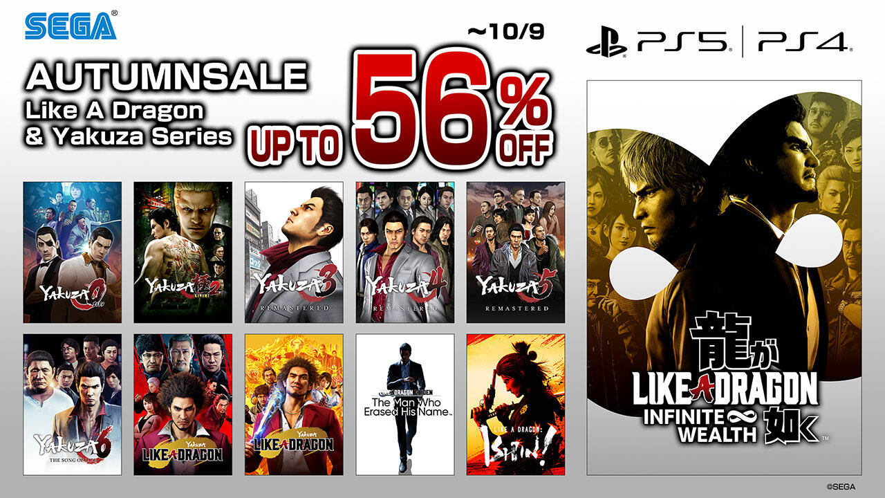 Beberapa Seri Like a Dragon sedang Diskon di Playstation