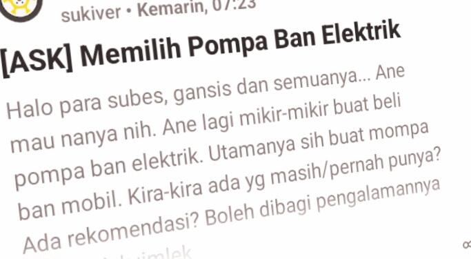 Share, Cara Memilih Pompa Angin Elektrik Awet Dan Berkualitas