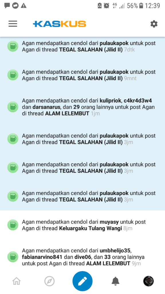 Notif Kaskus Error