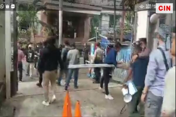 Usai Rusuh di Acara Diskusi, Para Pelaku Berpamitan ke Petugas Kepolisian dan Scurity
