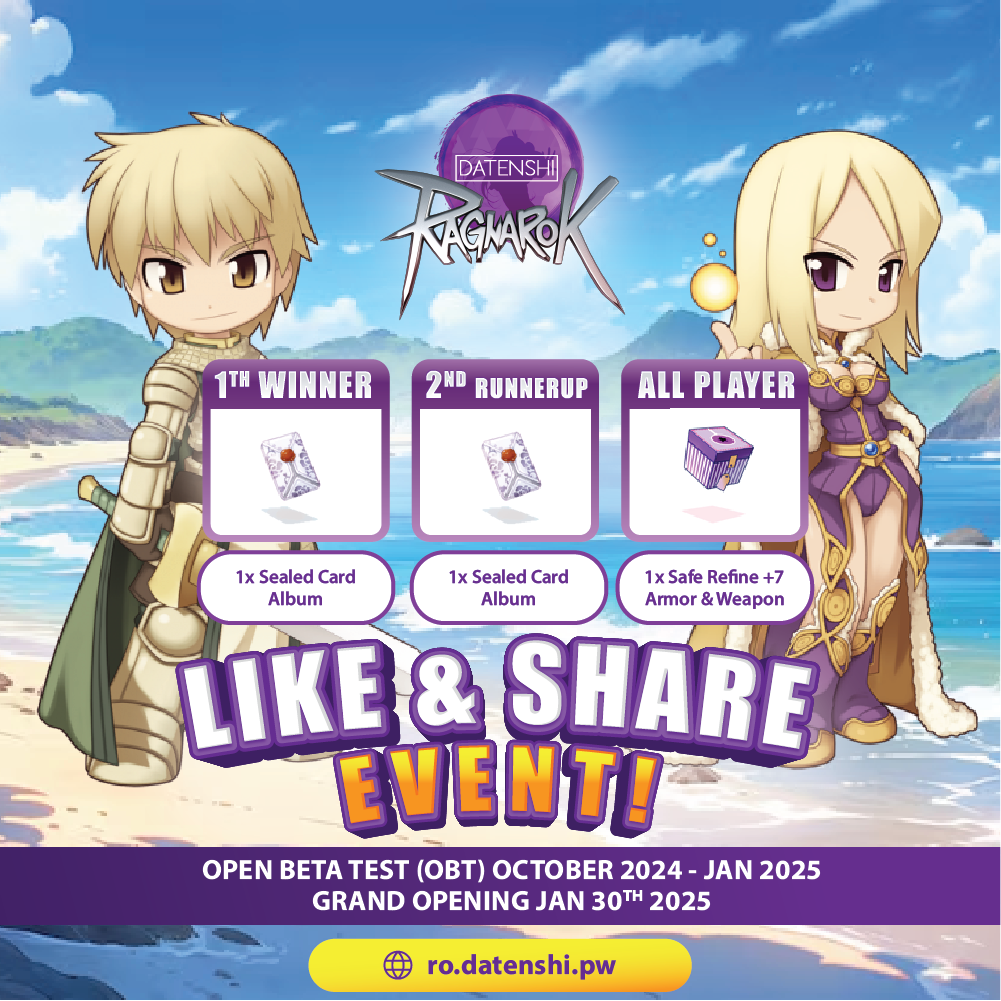 RAGNAROK DATENSHI (PRE - RENEWAL 99/70) &#91; PRIVATE SERVER &#93; 