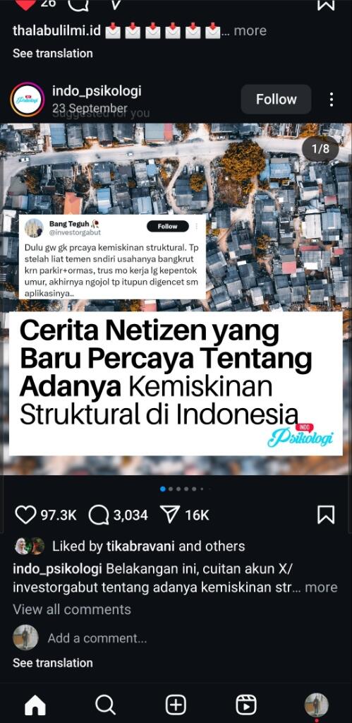 "Kemiskinan Struktural: Bukan Sekadar Malas, Tapi Sistem yang Tidak Adil"