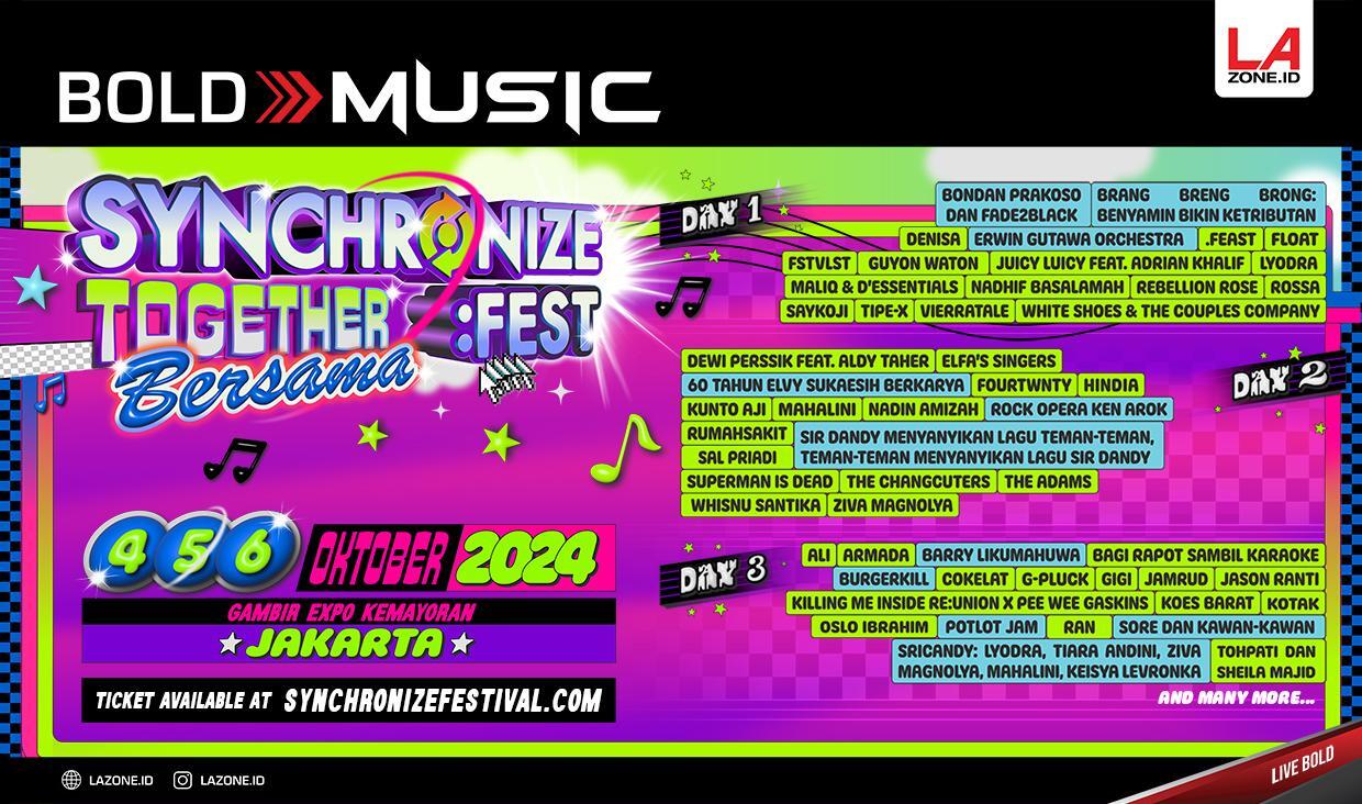 Bold Music Lounge: Tempat Nongkrong Asik di Synchronize Fest