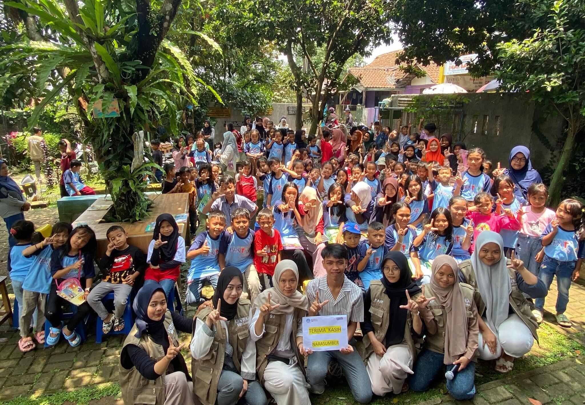 Banpem Literasi Lakukan Penguatan Read Aloud 100 Anak Usia Sekolah di Bogor