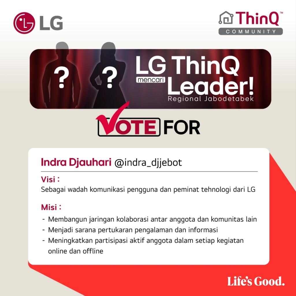 SAATNYA MENENTUKAN LG THINQ LEADER REGIONAL JABODETABEK