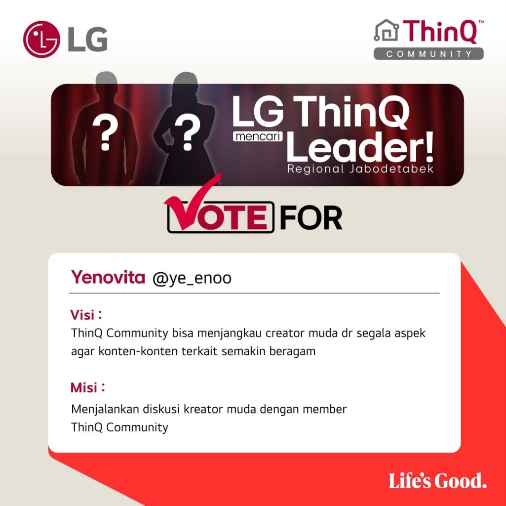 SAATNYA MENENTUKAN LG THINQ LEADER REGIONAL JABODETABEK