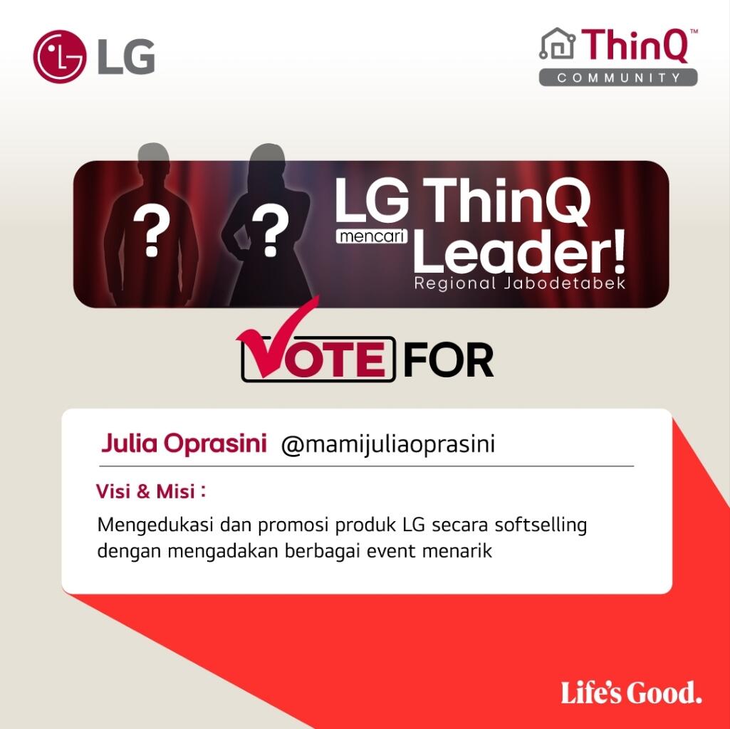 SAATNYA MENENTUKAN LG THINQ LEADER REGIONAL JABODETABEK