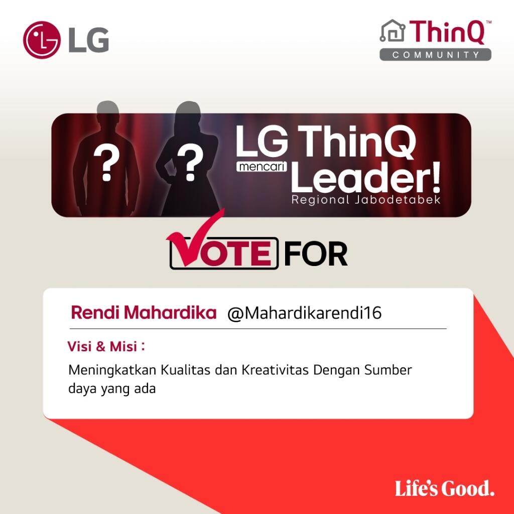 SAATNYA MENENTUKAN LG THINQ LEADER REGIONAL JABODETABEK