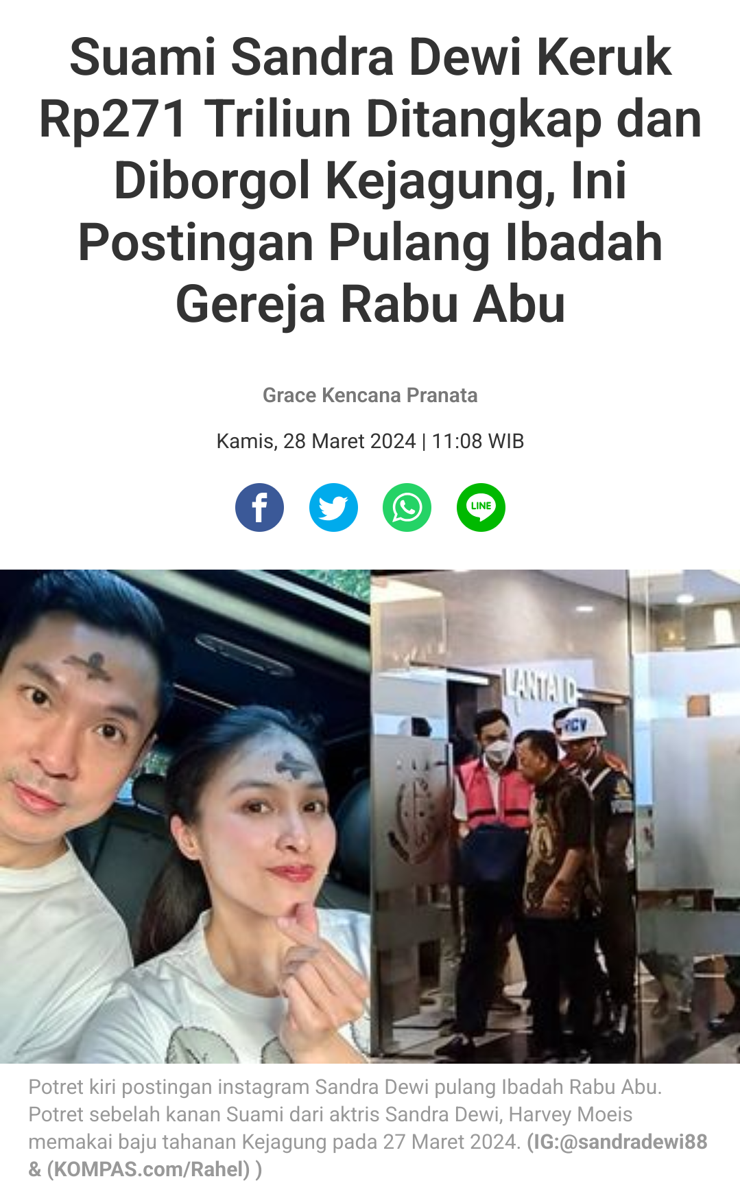 Sandra Dewi Perintahkan Asisten Tarik Semua Uang di Rekening Saat Suaminya Tersangka
