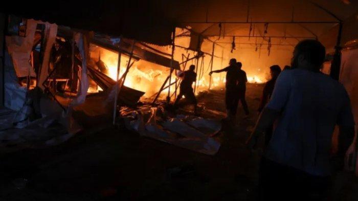 Keji! Pengungsi di Tenda RS Al-Aqsa Dibakar Hidup-hidup oleh Tentara Israel