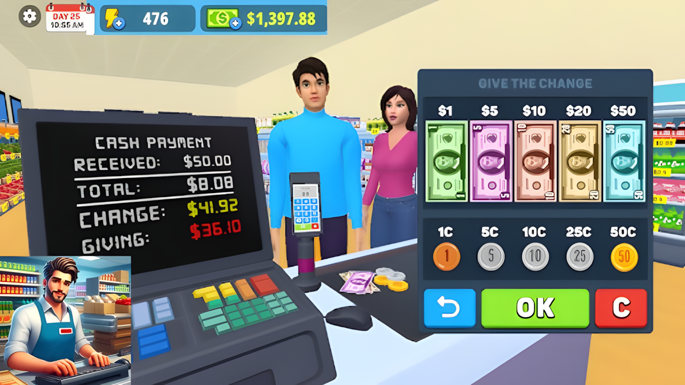 My Supermarket Simulator 3D MOD APK Unlimited Money and Energy Unduh Gratis