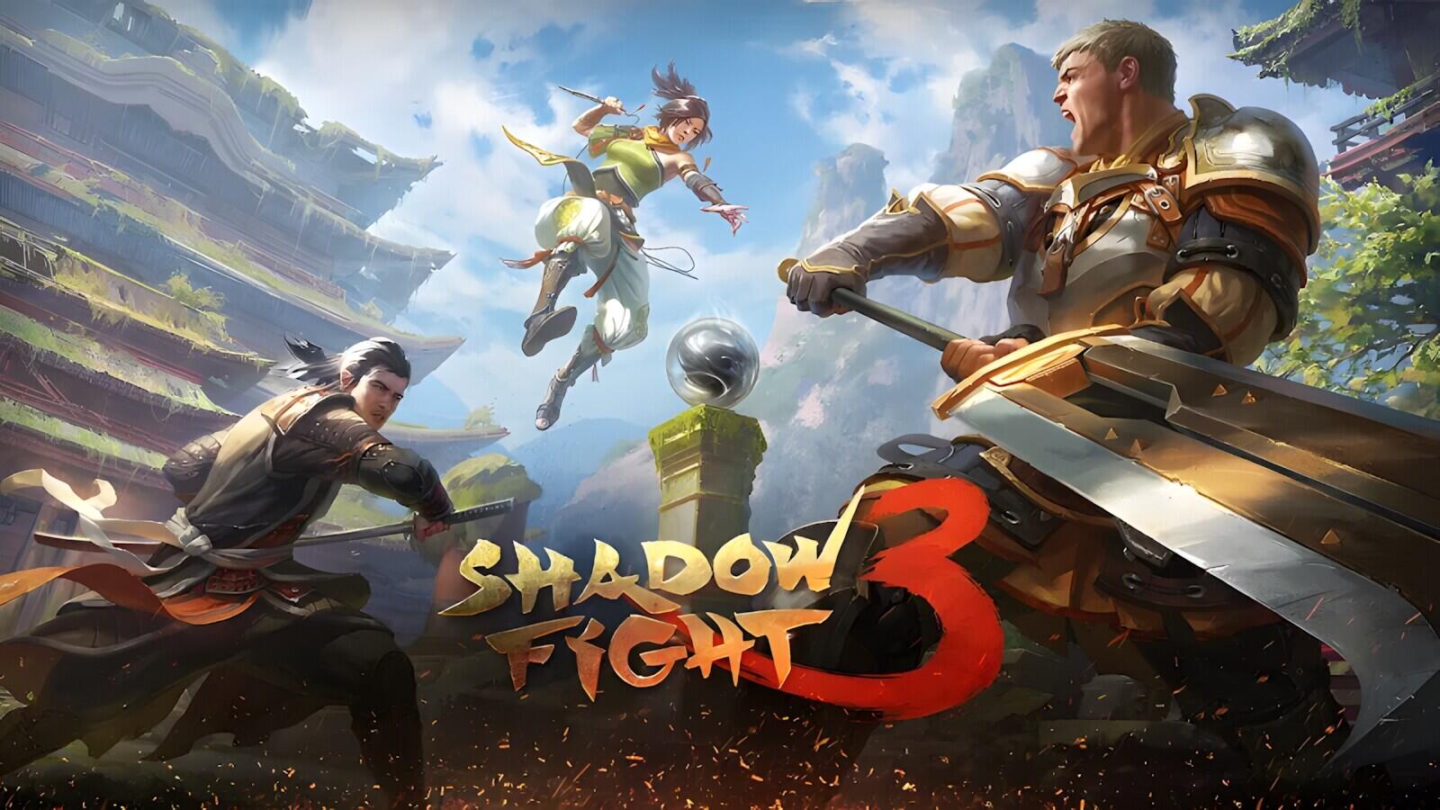 Shadow Fight 3 Mod APK Hak Unlimited 999,999 Gold and 999,999 Gems Gratis Unduh