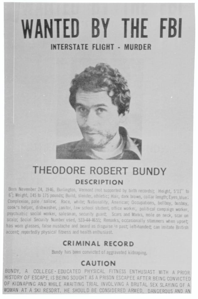 Ted Bundy : Psikolog Cerdas dengan Jiwa Sakit