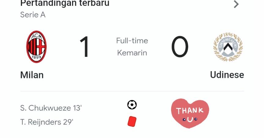AC MILAN HAMPIR SETIAP DI LAGA LAWAN ZEBRA KECIL
