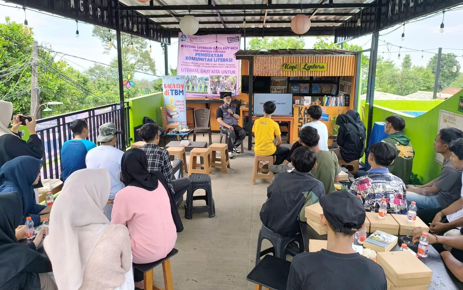 Banpem Literasi 2024, Perkuat Semangat Kerelawanan di TBM Lentera Pustaka Bogor